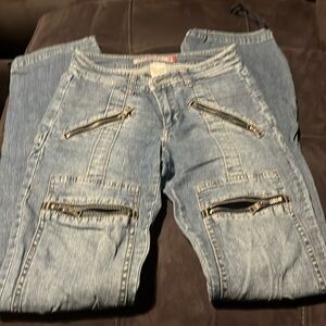 Ties at ankles for a tighter fit if desired